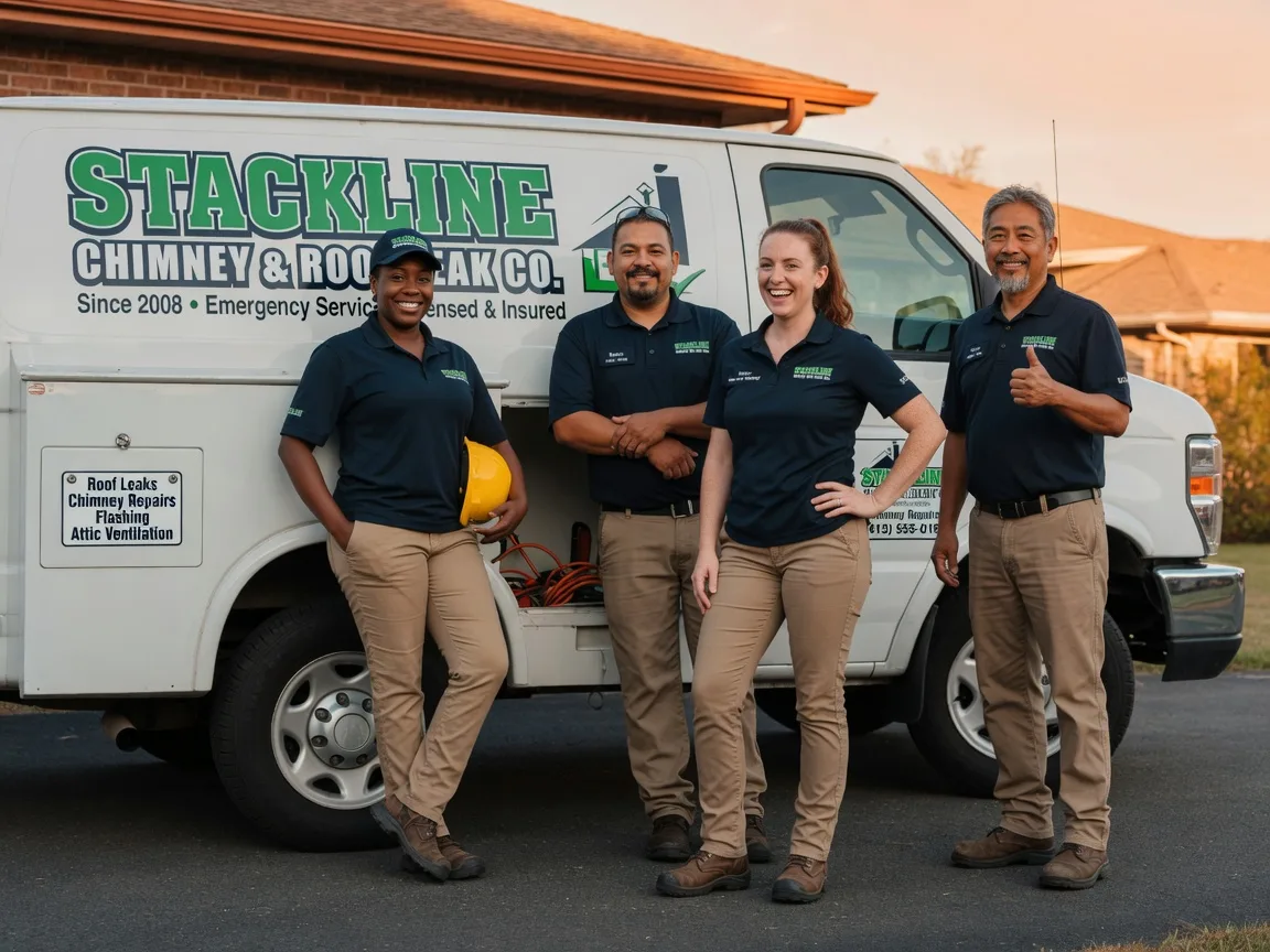 Chimney flashing repair company in Plymouth, OH